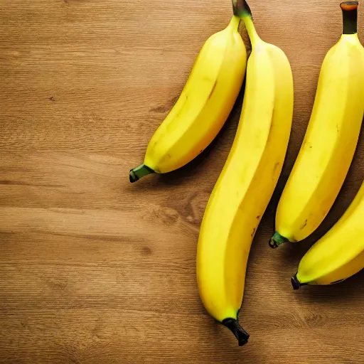 Image similar to professional photograph of banana ducks, peeled bananas with googly eyes and duck beaks