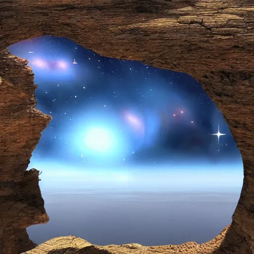 Image similar to an amazing scenic view from an alien world, photo. Hyperrealism