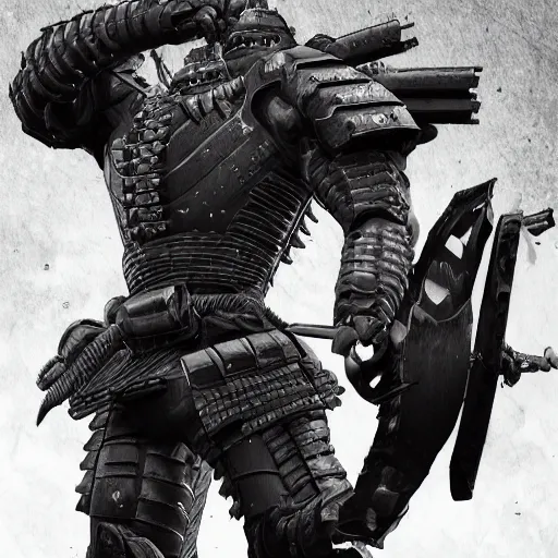 Image similar to a powerful shogun, ultra realistic, hyper detailed, cinematic, action pose, digital art, trending on artstation,