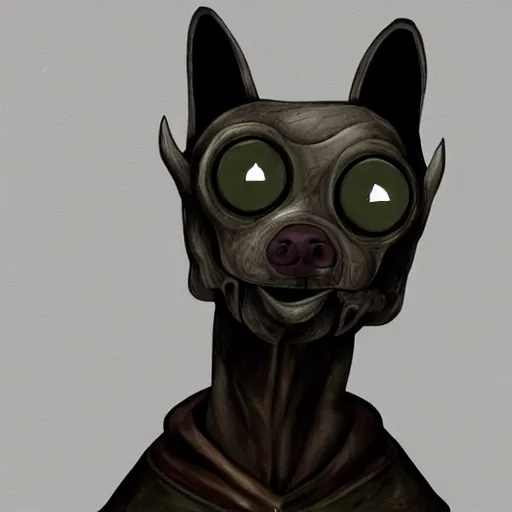 Image similar to a alien dog from half - life, digital art