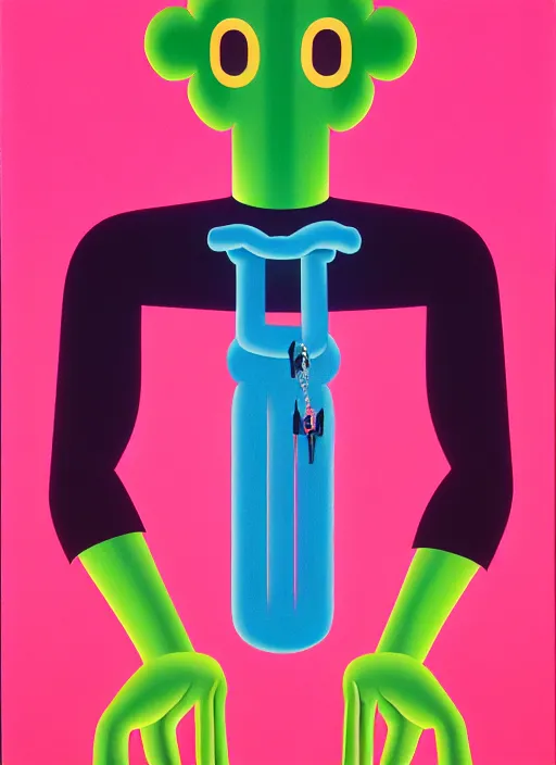 Image similar to handcuffs by shusei nagaoka, kaws, david rudnick, airbrush on canvas, pastell colours, cell shaded, 8 k