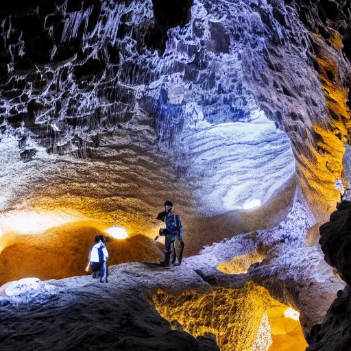 Image similar to Exploring the Deep Chrystal Garden Cave, National Geographic Photo Contest Winner