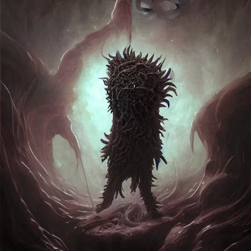 Prompt: Abyssal Pizza Monster, fullbody, intricate, horror, highly detailed, hellscape, demonic, artstation, cosmic crystals, celestial, cosmic, black hole, concept art, smooth, sharp focus, illustration, art by greg rutkowski and orientalism and bouguereau and Zdzislaw Beksinski, good clear quality, lighting, biology, symmetrical artwork, perfect face, 135 mm, cinematic, hyper realism, high detail, octane render, 8k, chrome accents