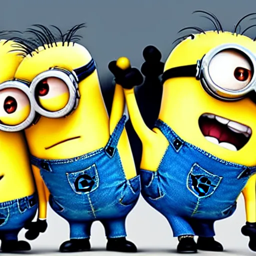 Image similar to minions as k - pop