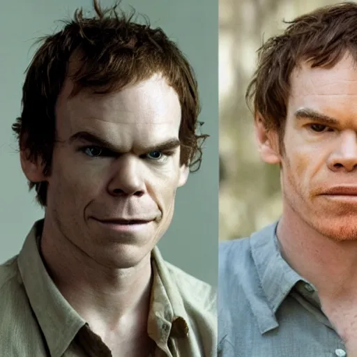 Image similar to michael c hall as goblin