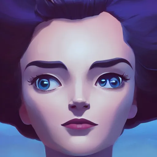 Image similar to face icon stylized minimalist gone with the wind 1 9 3 9, loftis, cory behance hd by jesper ejsing, by rhads, makoto shinkai and lois van baarle, ilya kuvshinov, rossdraws global illumination