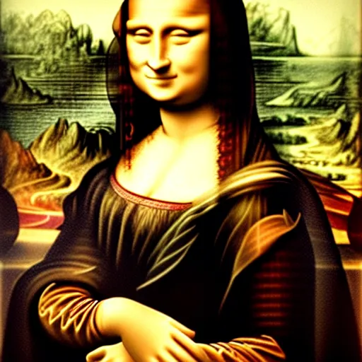 Image similar to the mona lisa