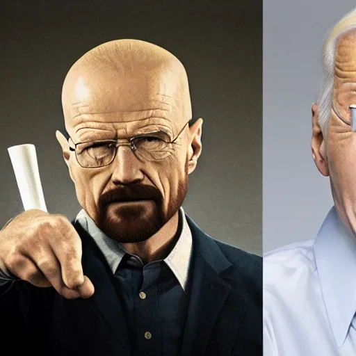 Image similar to walter white as joe biden