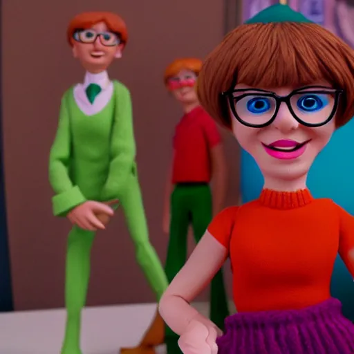 Prompt: claymation velma