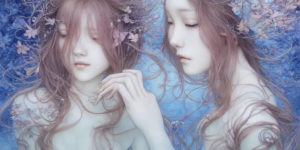 Image similar to breathtaking delicate detailed concept art creature, by miho hirano, autumn, bizarre compositions, exquisite detail, pastel colors, 8 k