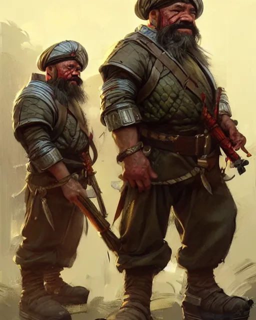 Prompt: dwarf soldiers in vietnam | | realistic shaded, fine details, realistic shaded lighting painting by greg rutkowski, diego gisbert llorens, magali villeneuve, artgerm, jeremy lipkin, michael garmash, rob rey