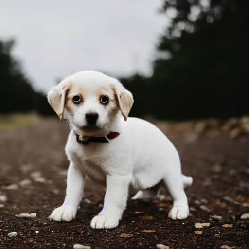 Image similar to a cute puppy, Canon EOS R3, f/1.4, ISO 200, 1/160s, 8K, RAW, unedited, symmetrical balance, in-frame