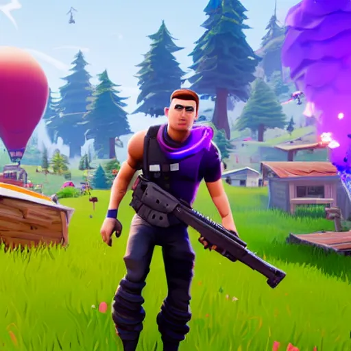 Prompt: ben shapiro in fortnite