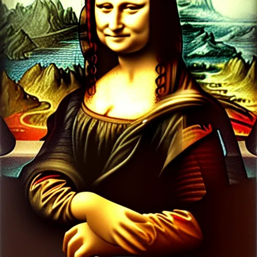 Prompt: real mona lisa