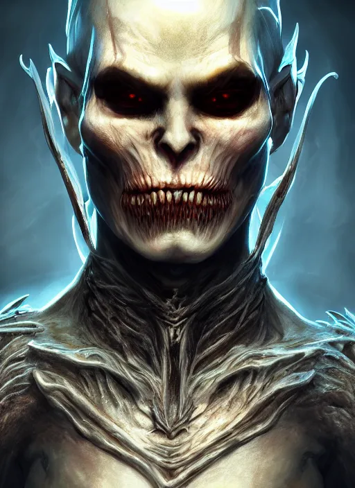 Image similar to undead human, ultra detailed fantasy, elden ring, realistic, dnd character portrait, full body, dnd, rpg, lotr game design fanart by concept art, behance hd, artstation, deviantart, global illumination radiating a glowing aura global illumination ray tracing hdr render in unreal engine 5