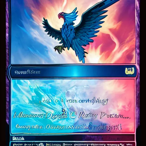 Prompt: ice phoenix