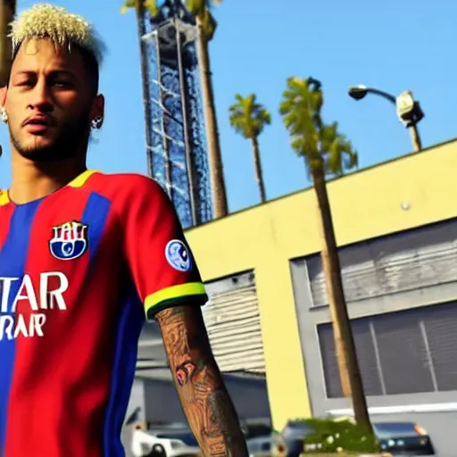 Image similar to neymar in gta v