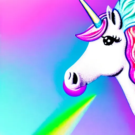 Prompt: an ultra high definition pastel coloured photograph of a magic unicorn with a glittery magic horn eating an ice cream. refraction, volumetric lighting iridescence.