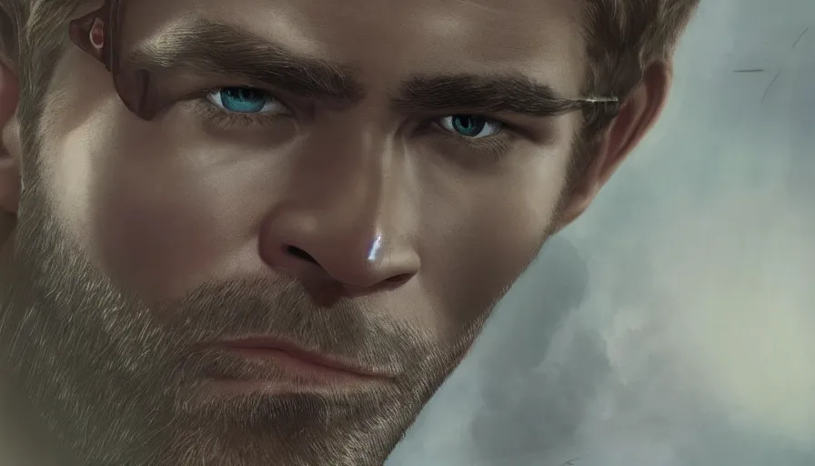 Image similar to close - up of chris pine as sam fisher, hyperdetailed, artstation, cgsociety, 8 k