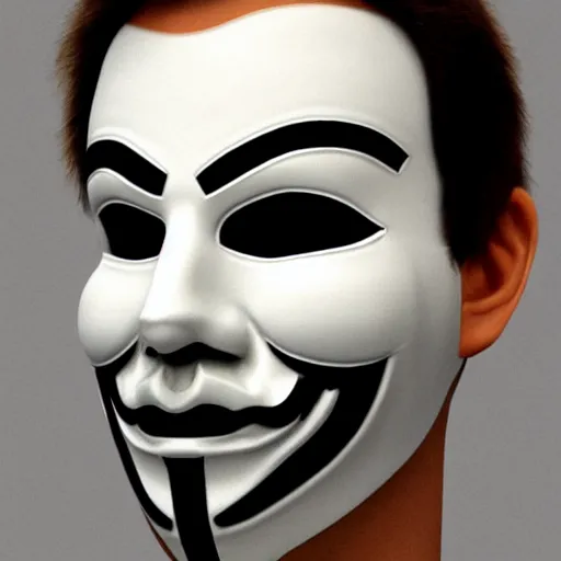 Prompt: anonymous mask, Jair Bolsonaro model