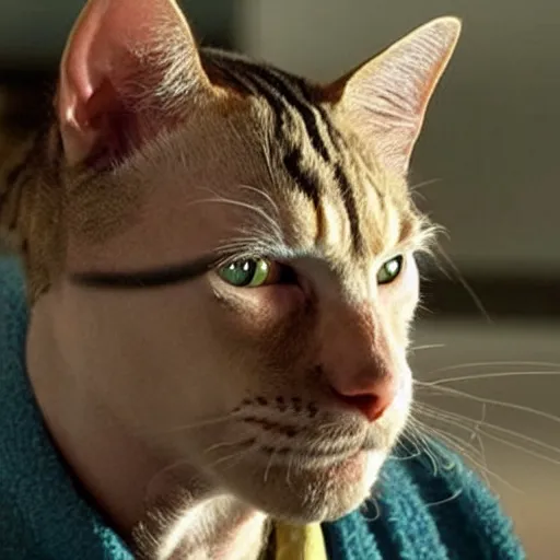 Image similar to Walter White as a cat