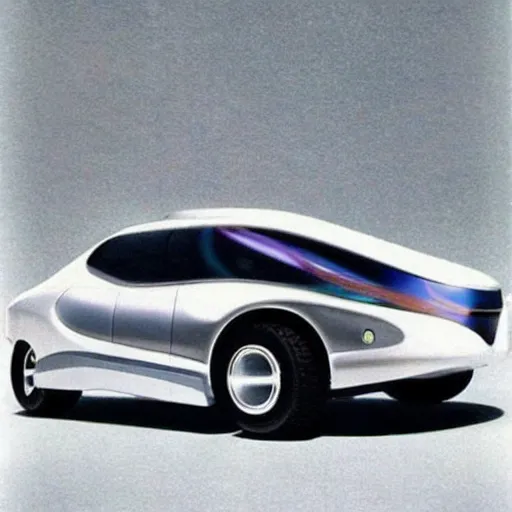 Prompt: intergalactic planetary future space vehicles that look super stylish. retrofuturism.