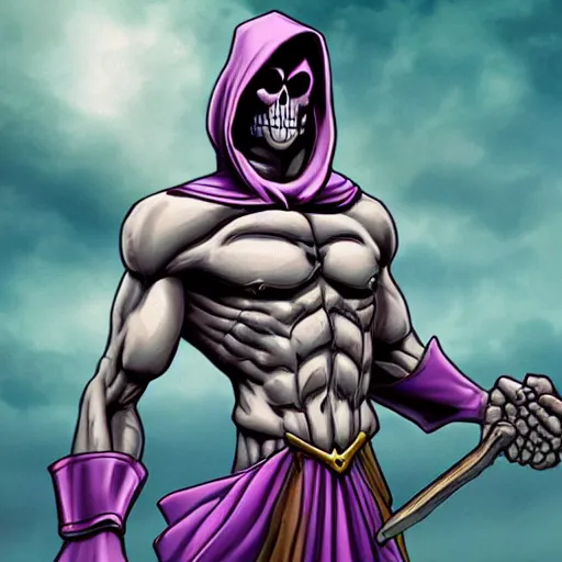 Image similar to skeletor