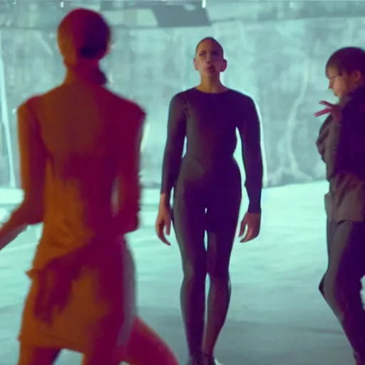 Image similar to ex machina dance scene