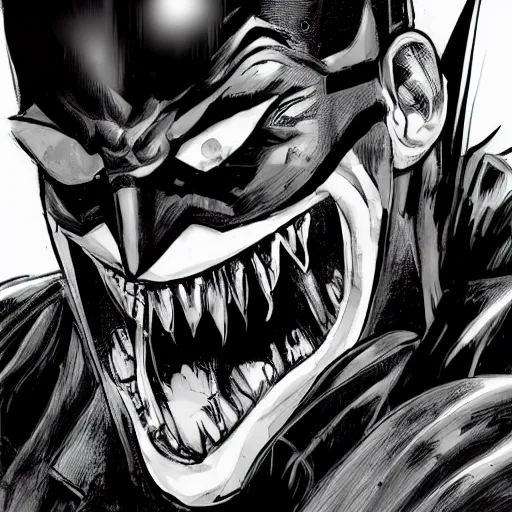 Image similar to the batman who laughs, comic strip style, dynamic lighting, fantasy concept art, trending on art station, stunning visuals, creative, cinematic, portrait, ultra detailed