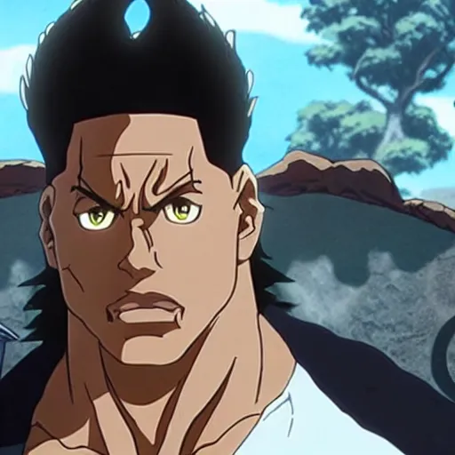 Prompt: Dwayne Johnson in Demon Slayer anime