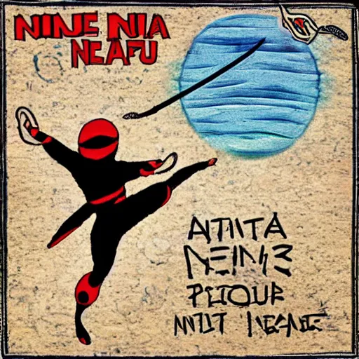 Image similar to a ninja on neptune