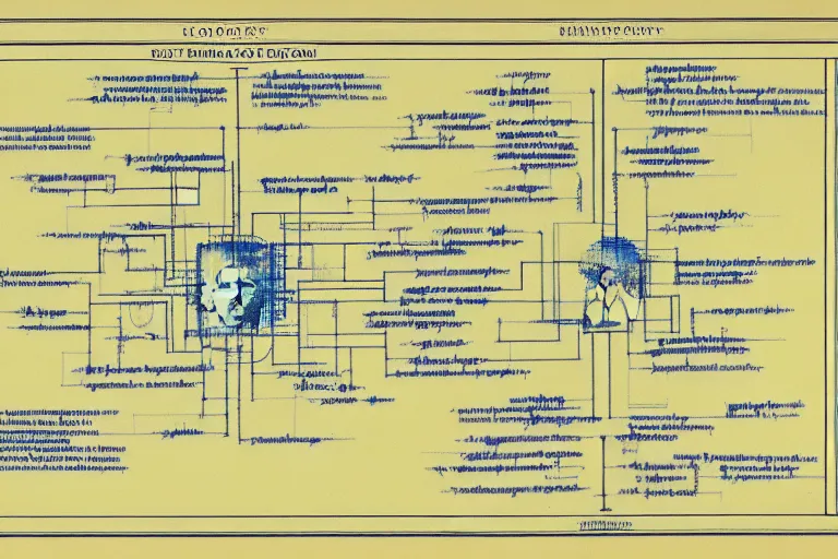 Image similar to a blueprint of the mind