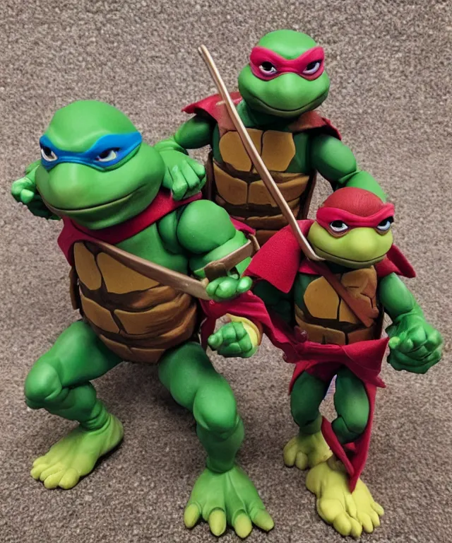 Image similar to packaging for a teenage mutant ninja turtle raphael neca toy