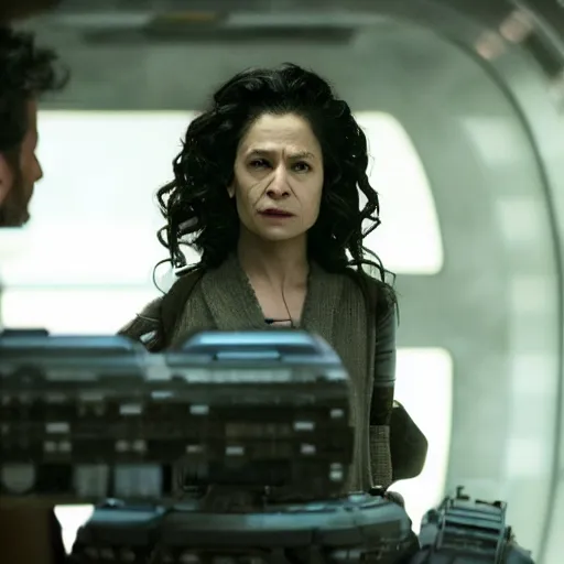 Image similar to the expanse spaceship tv show still 4k