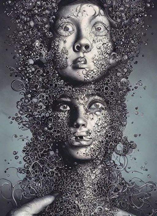 Prompt: Crazy goddess painting by Dan Hillier, trending on artstation, artstationHD, artstationHQ, 4k, 8k