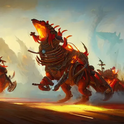 Image similar to a fiery catapult cart wheels chariots, yellow battlefield theme, bright art masterpiece artstation. 8 k, sharp high quality artwork in style of jose daniel cabrera pena and greg rutkowski, concept art by tooth wu, blizzard warcraft artwork, hearthstone card game artwork, cart wheels