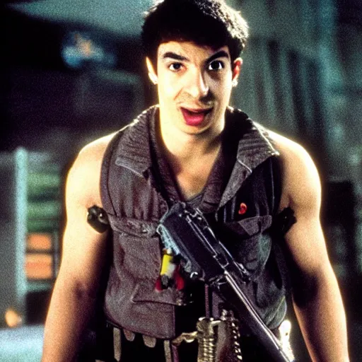 Prompt: “a still of Nathan Fielder in Teenage Mutant Ninja Turtles (1990)”