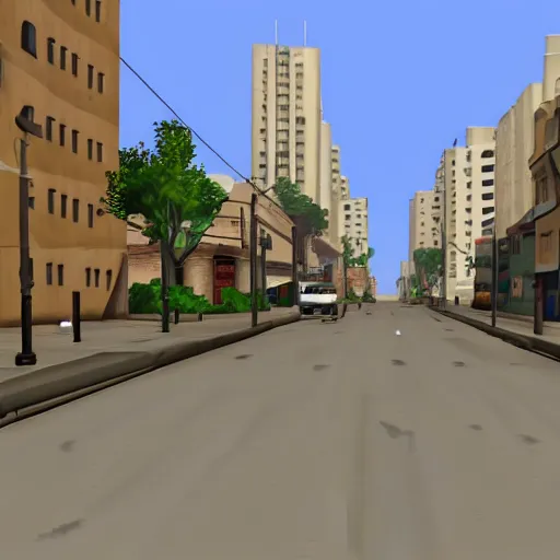 Prompt: streets of Buenos aires in gta san andreas