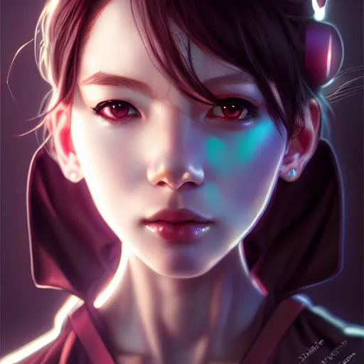 Image similar to beautiful trooper anime girl portrait, anime, cyberpunk, ultra detailed, elegant, intricate, dynamic lighting, hyperrealist, digital art, digital painting, artstation, wlop, sharp focus, illustration, art by artgerm and greg rutkowski and alphonse mucha, 8 k