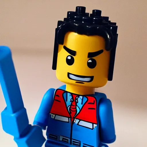 Image similar to Jim Carrey Lego Figure