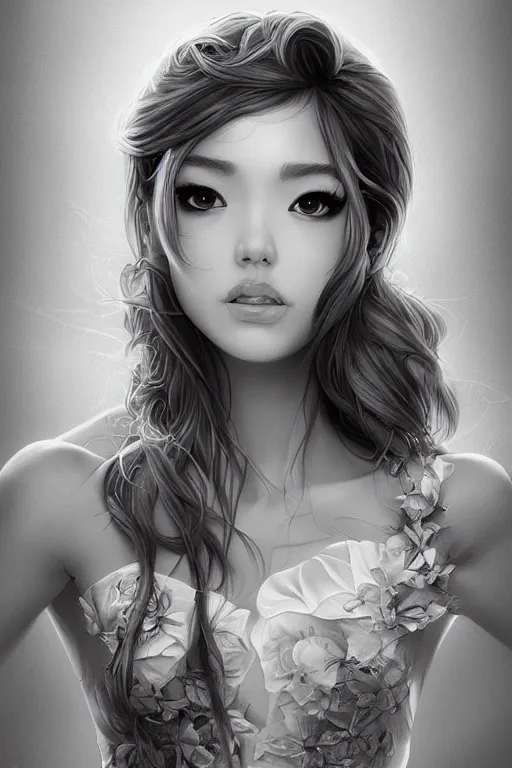 Image similar to a highly detailed beautiful portrait in the style of artgerm.