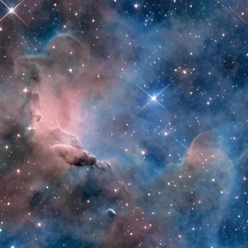 Prompt: jwst image of carina nebula