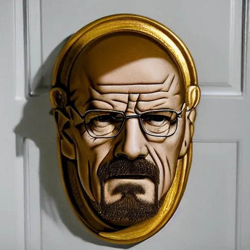 Image similar to walter white door knocker