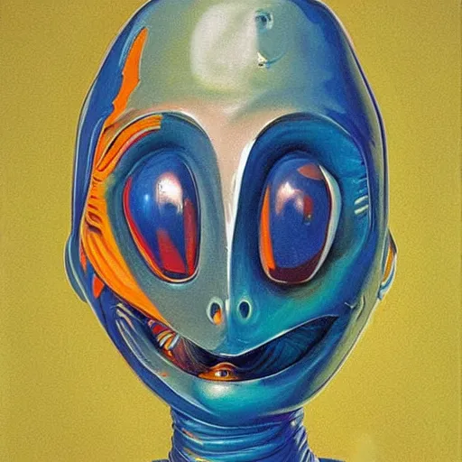 Image similar to alien by wayne thiebaud