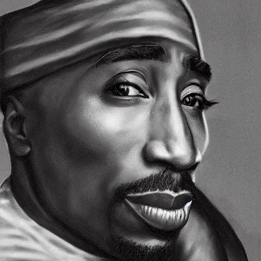 Prompt: tupac shakur, 9 0 years old, photograph realistic