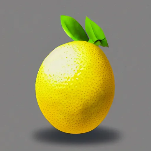 Prompt: a lemon with arms and legs with muscles, photorealistic, digital art,