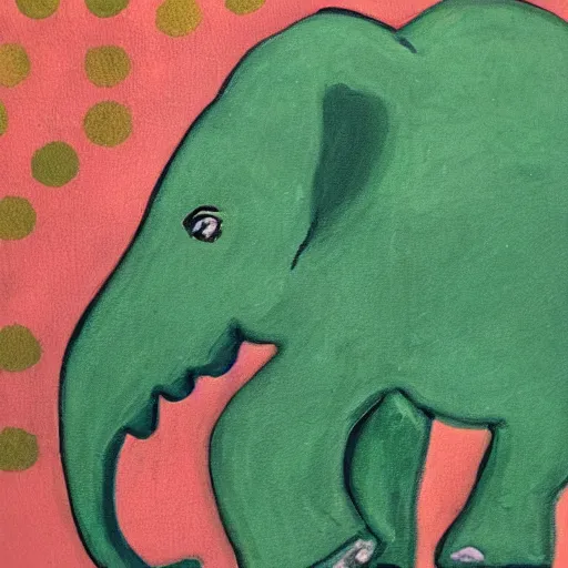 Image similar to green elephant