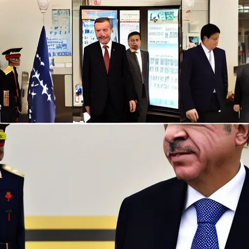 Prompt: recep tayyip erdogan visiting the akihabara