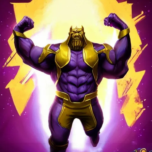Image similar to thanos in league of legends