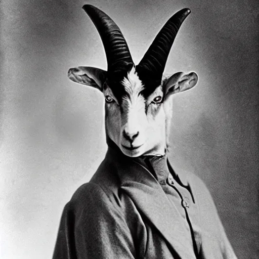 aleister crowley as a goat | Stable Diffusion